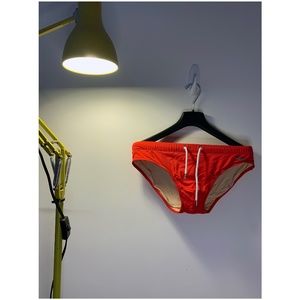 Men's Red Park & Ronen Swim Brief - M